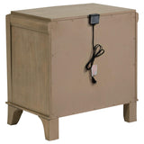 Juego de dormitorio Revello Eastern King de 4 piezas en color mango lavado