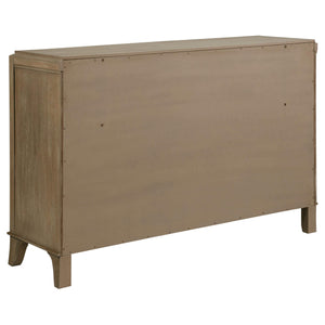 Juego de dormitorio Revello Eastern King de 4 piezas en color mango lavado