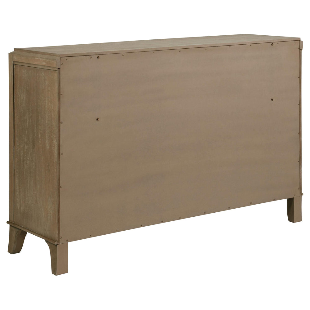 Juego de dormitorio Revello California King de 4 piezas en color mango lavado