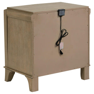 Juego de dormitorio Revello California King de 5 piezas en color mango lavado