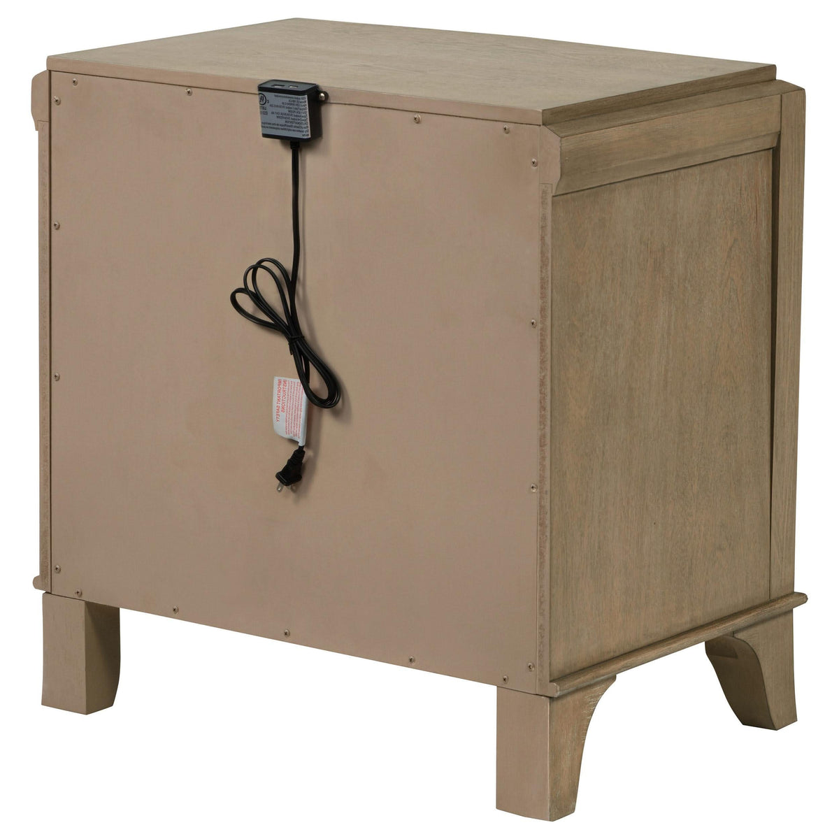 Revello 2-drawer Nightstand Bedside Table Washed Mango