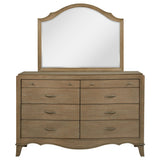 Revello 8-drawer Bedroom Dresser with Mirror Washed Mango