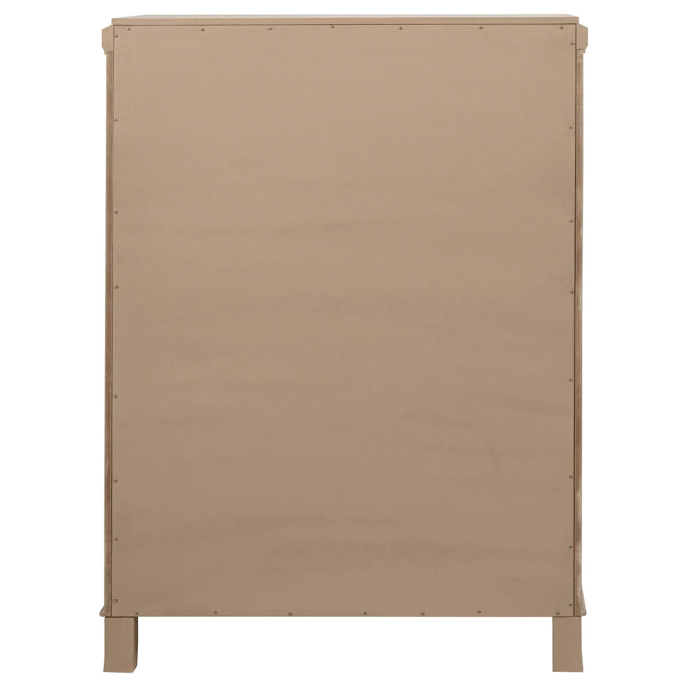 Cómoda de dormitorio Revello de 6 cajones en mango lavado