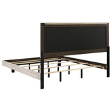 Trenton 54-inch Wood Eastern King Panel Bed Rustic Cream