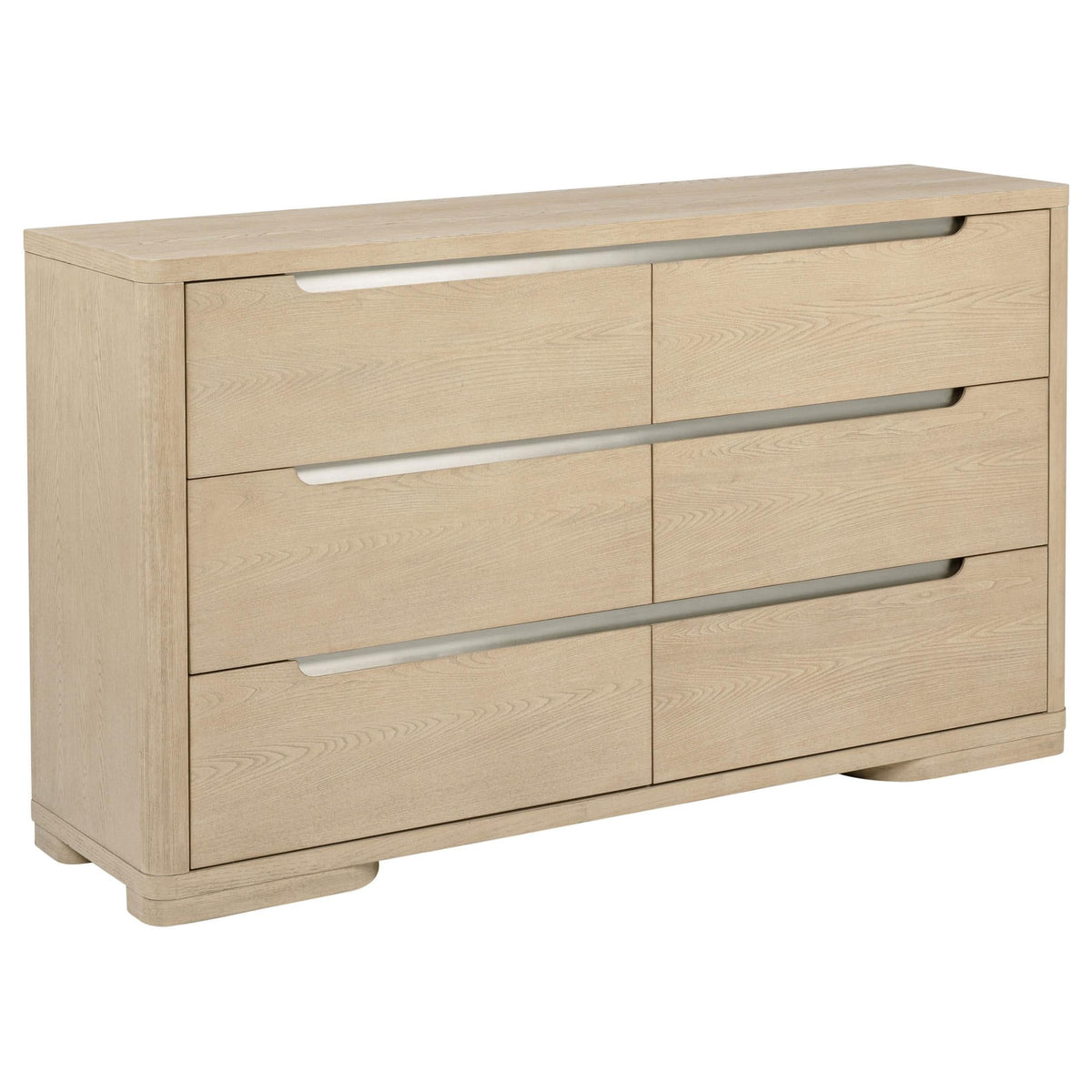 Juego de dormitorio Ladera de 5 piezas Eastern King, olmo claro