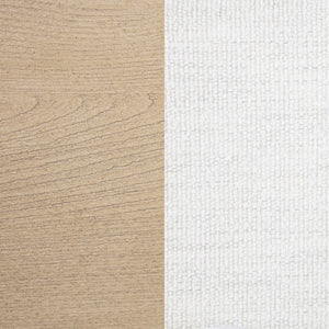 Cama Ladera de 56 pulgadas con paneles estilo Eastern King, color olmo claro