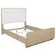 Cama Queen Ladera de 56 pulgadas con paneles en olmo claro
