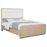 Cama Queen Ladera de 56 pulgadas con paneles en olmo claro