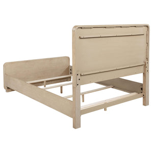 Cama Queen Ladera de 56 pulgadas con paneles en olmo claro