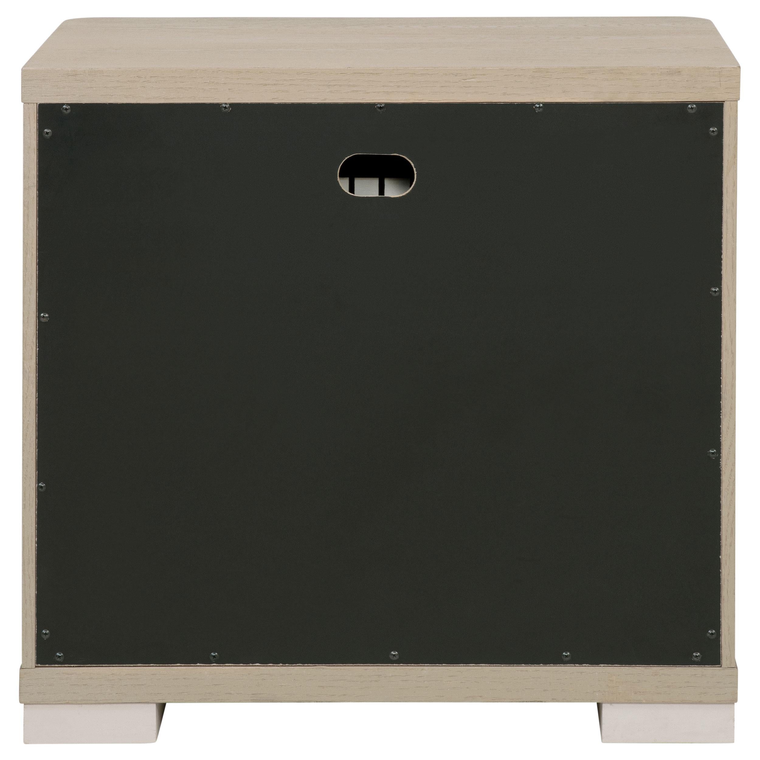 Ladera 2-drawer Nightstand Bedside Table Light Elm