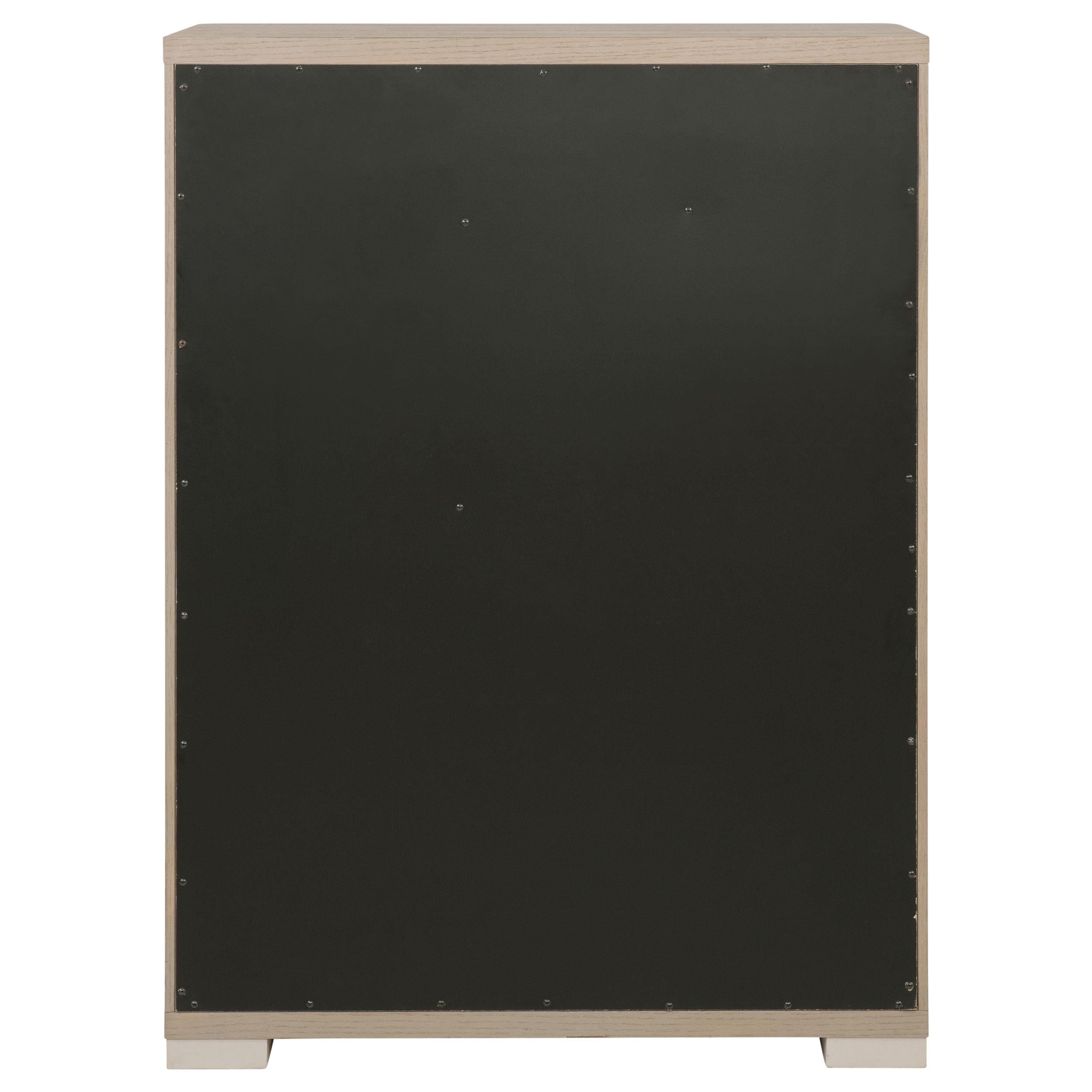 Ladera 5-drawer Bedroom Chest of Drawers Light Elm