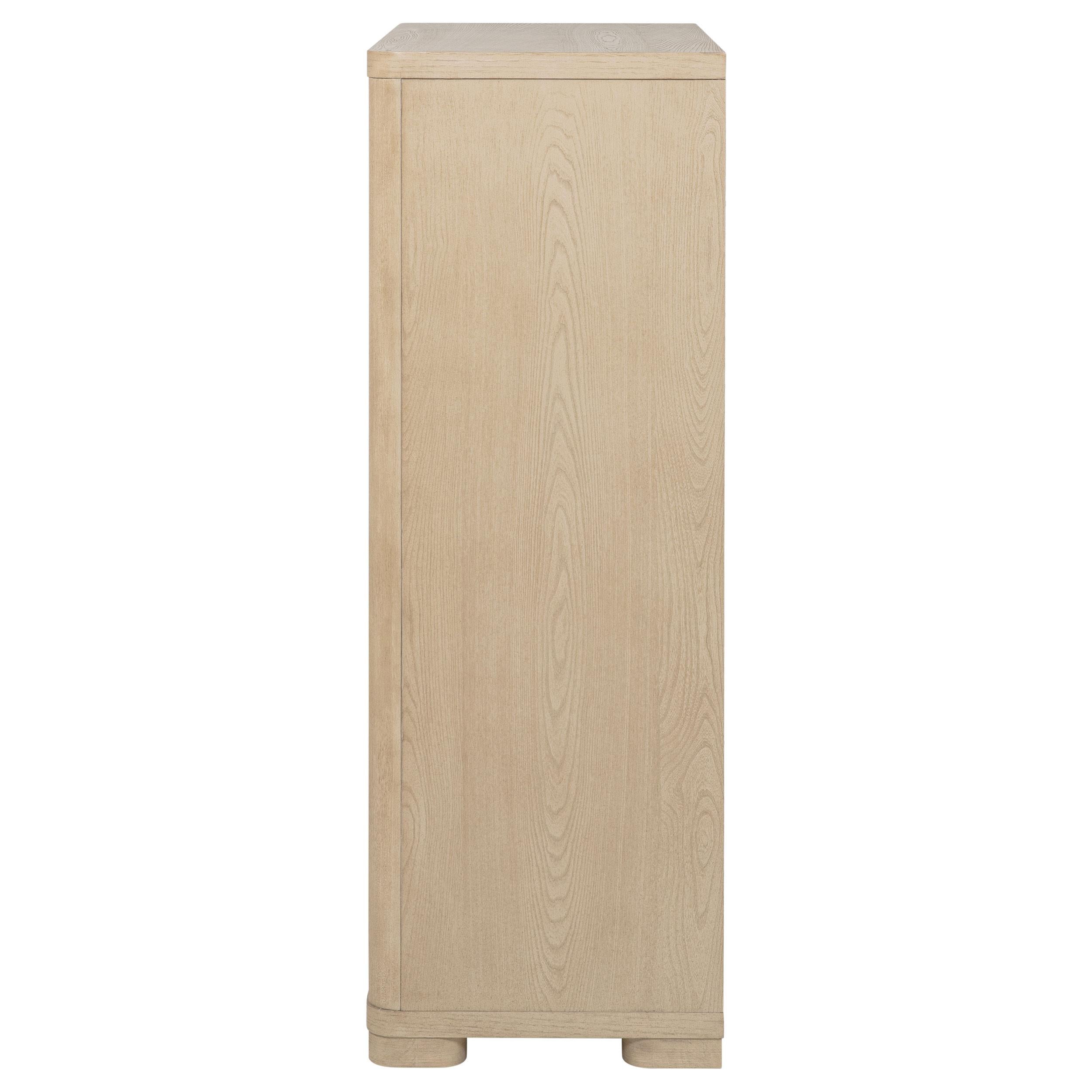 Ladera 5-drawer Bedroom Chest of Drawers Light Elm