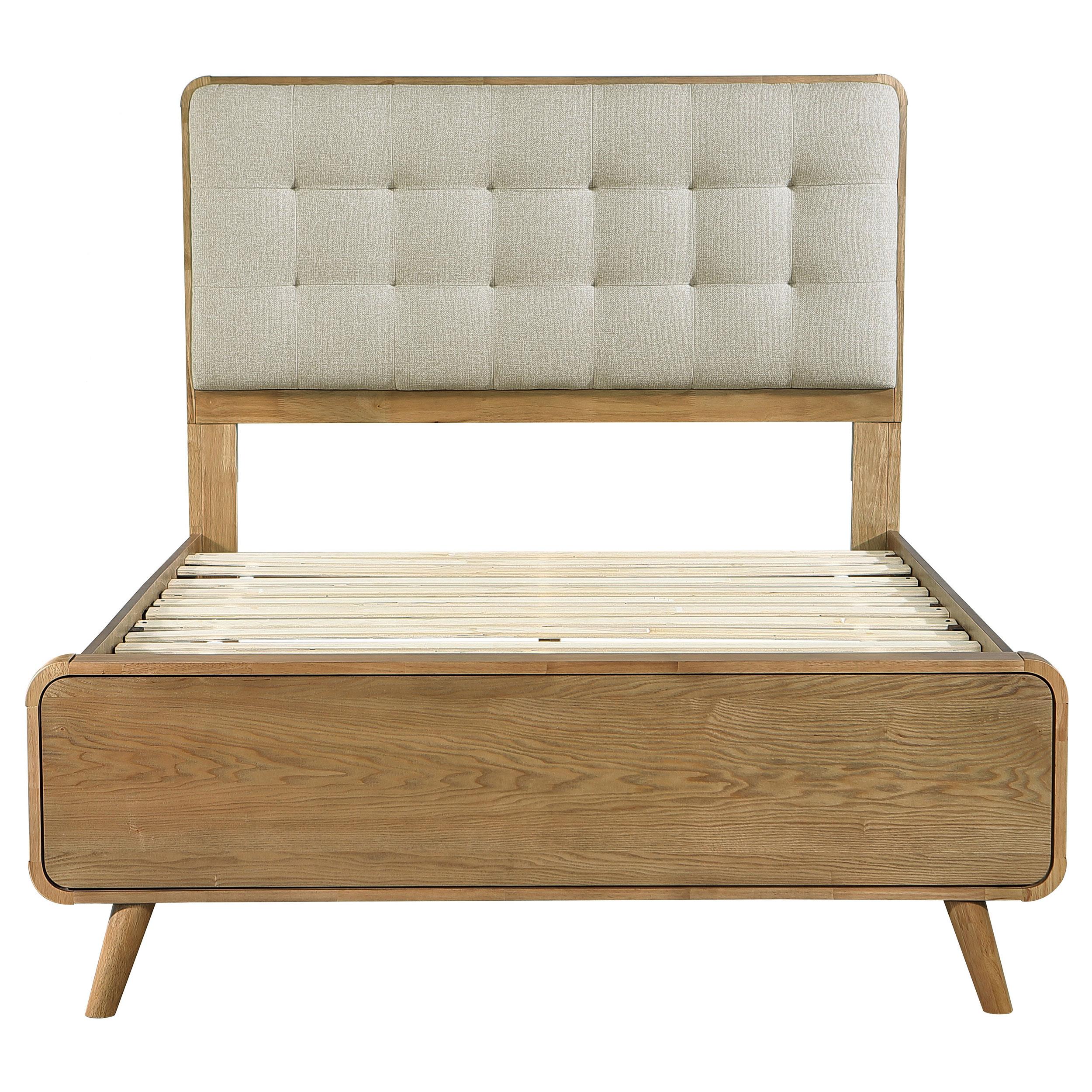 Robyn Wood Full Platform Bed Light Ash