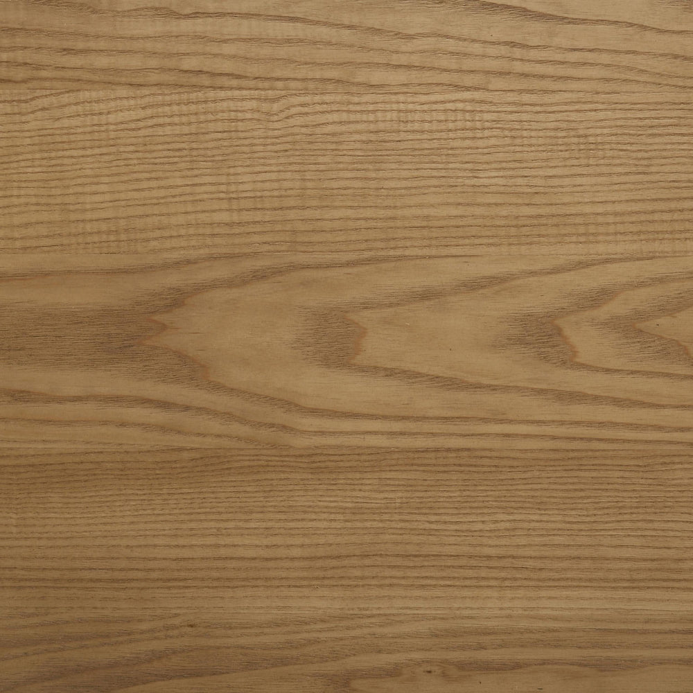Cama de plataforma completa Robyn Wood de fresno claro