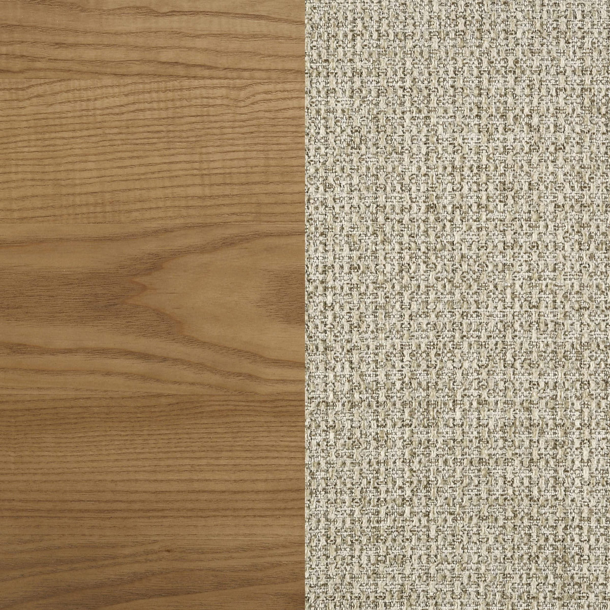 Cama de plataforma completa Robyn Wood de fresno claro