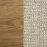 Cama de plataforma completa Robyn Wood de fresno claro