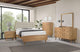 Juego de dormitorio Robyn Queen de 5 piezas en color ceniza claro