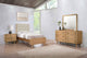 Juego de dormitorio Robyn de 4 piezas en color ceniza claro