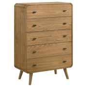 Robyn 5-drawer Bedroom Chest of Drawers Light Ash