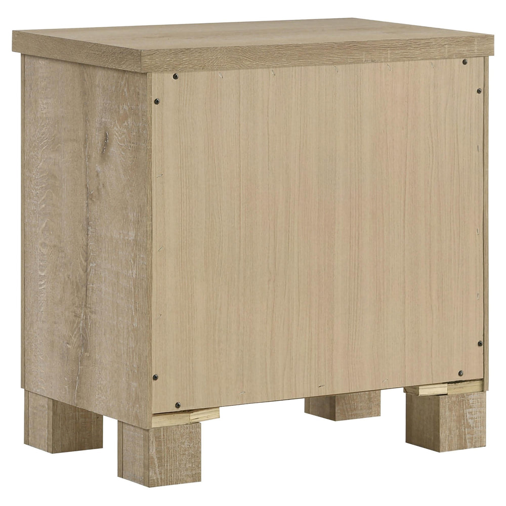 Juego de dormitorio Oakglen Eastern King de 4 piezas, roble desgastado