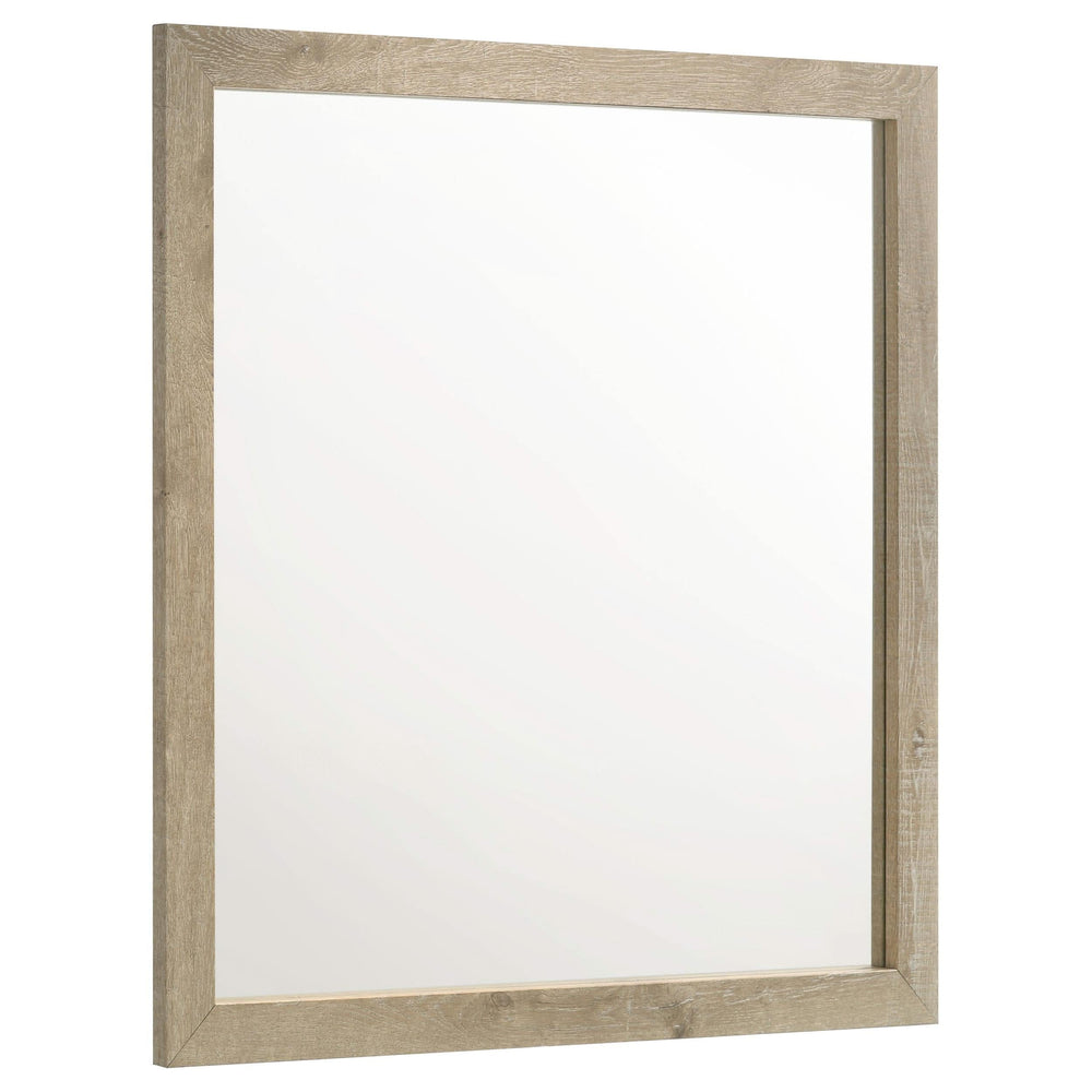Juego de dormitorio Oakglen Eastern King de 4 piezas, roble desgastado