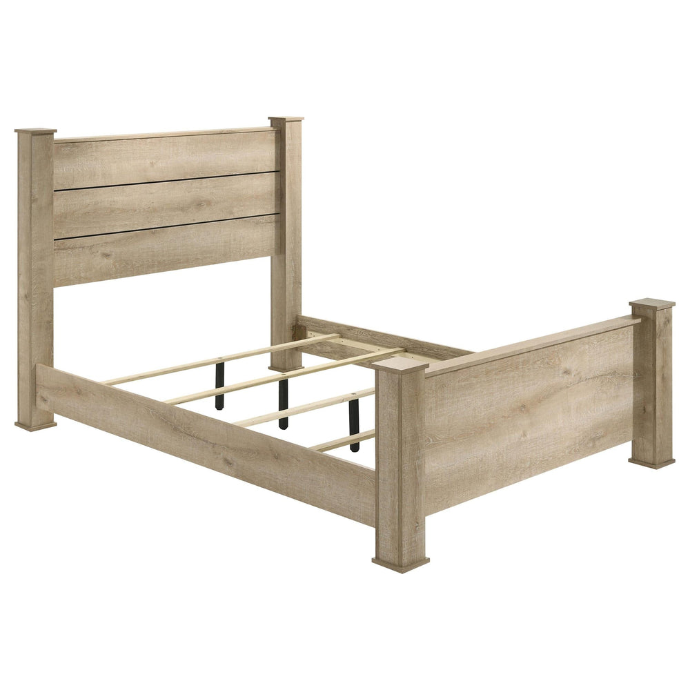 Juego de dormitorio Oakglen de 5 piezas tamaño Queen en roble desgastado