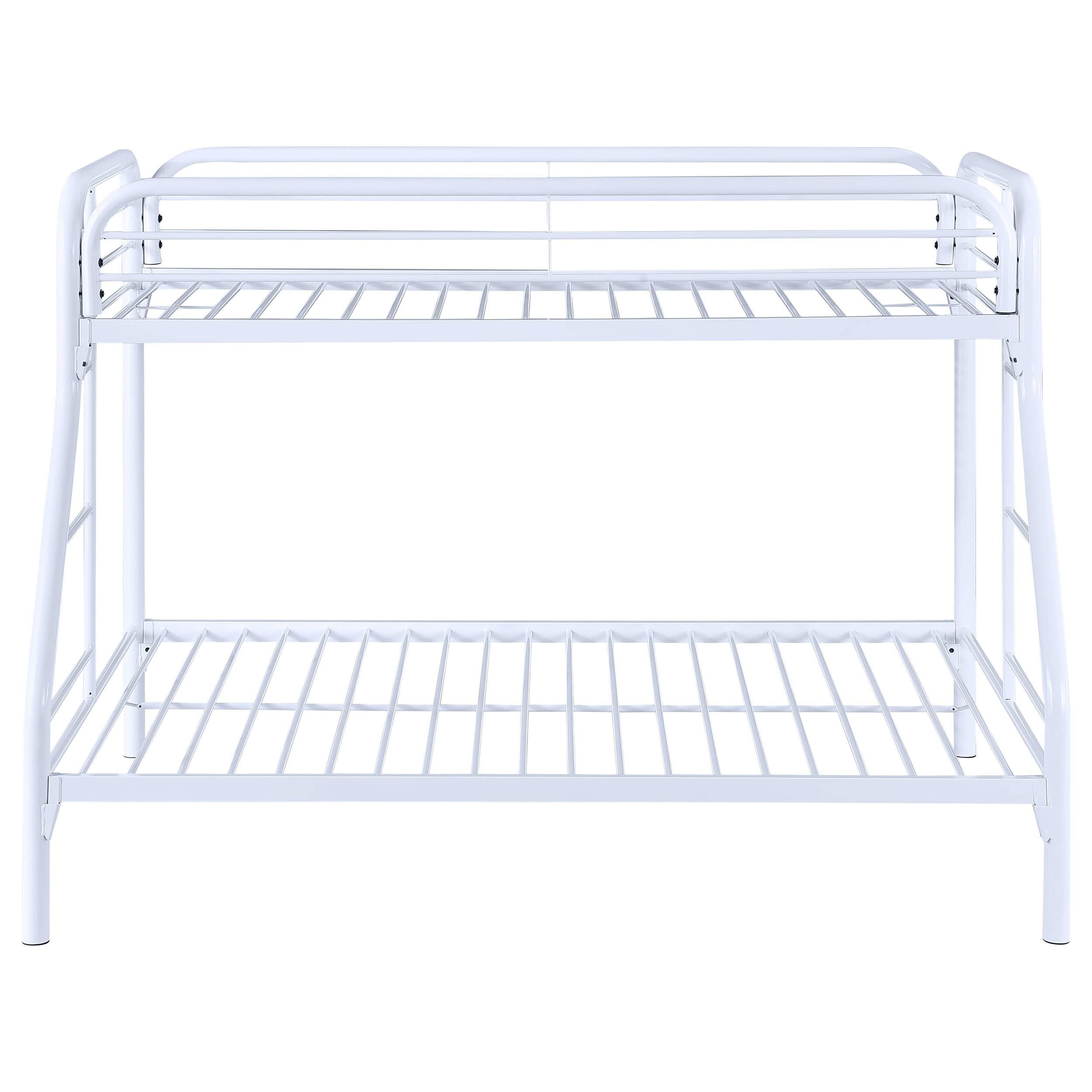 Morgan Metal Twin Over Full Bunk Bed White