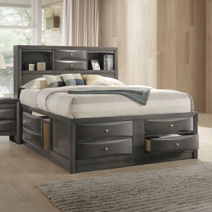 Ireland EK Bed W/Storage
