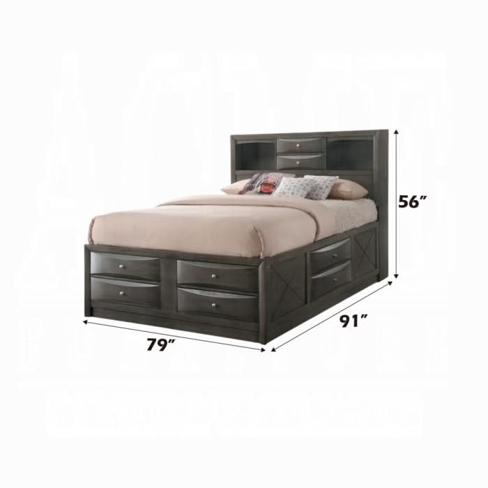 Ireland EK Bed W/Storage