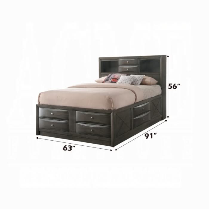 Cama Queen Ireland con espacio de almacenamiento