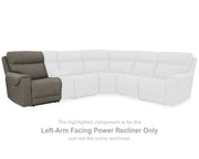 Starbot Left-Arm Facing Power Recliner