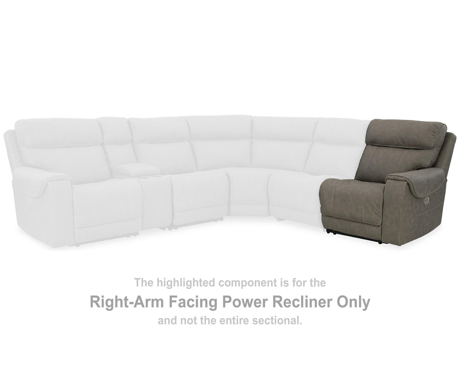Starbot Right-Arm Facing Power Recliner