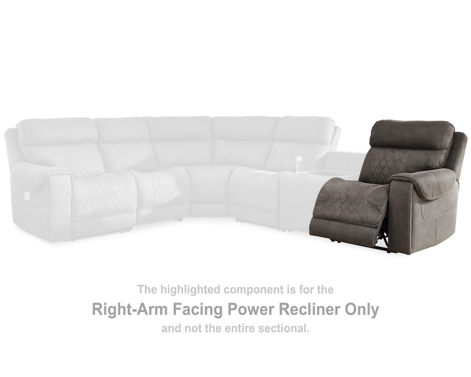 Hoopster Right-Arm Facing Power Recliner