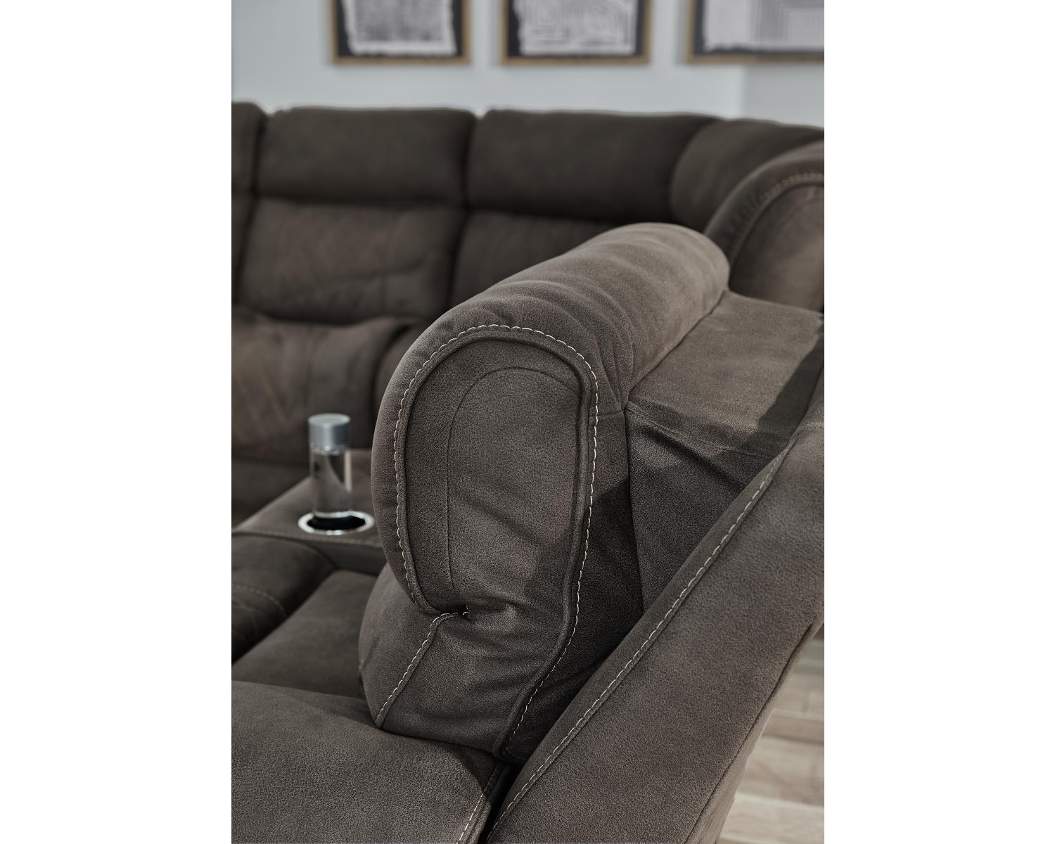 Hoopster Left-Arm Facing Power Recliner