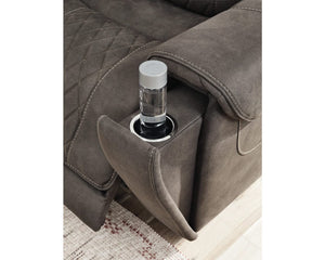 Hoopster Left-Arm Facing Power Recliner