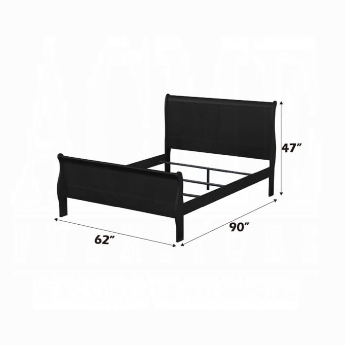 Louis Philippe Queen Bed
