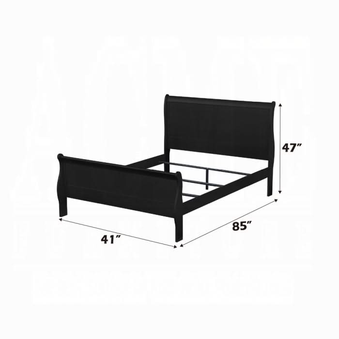 Louis Philippe Twin Bed