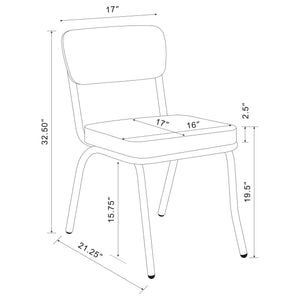 Juego de mesa de comedor redonda retro de 5 piezas en blanco y negro