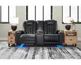 Center Point Reclining Loveseat with Console