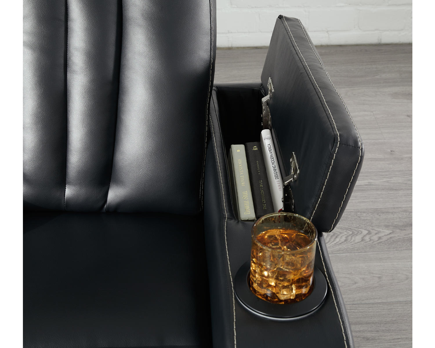Center Point Reclining Loveseat with Console