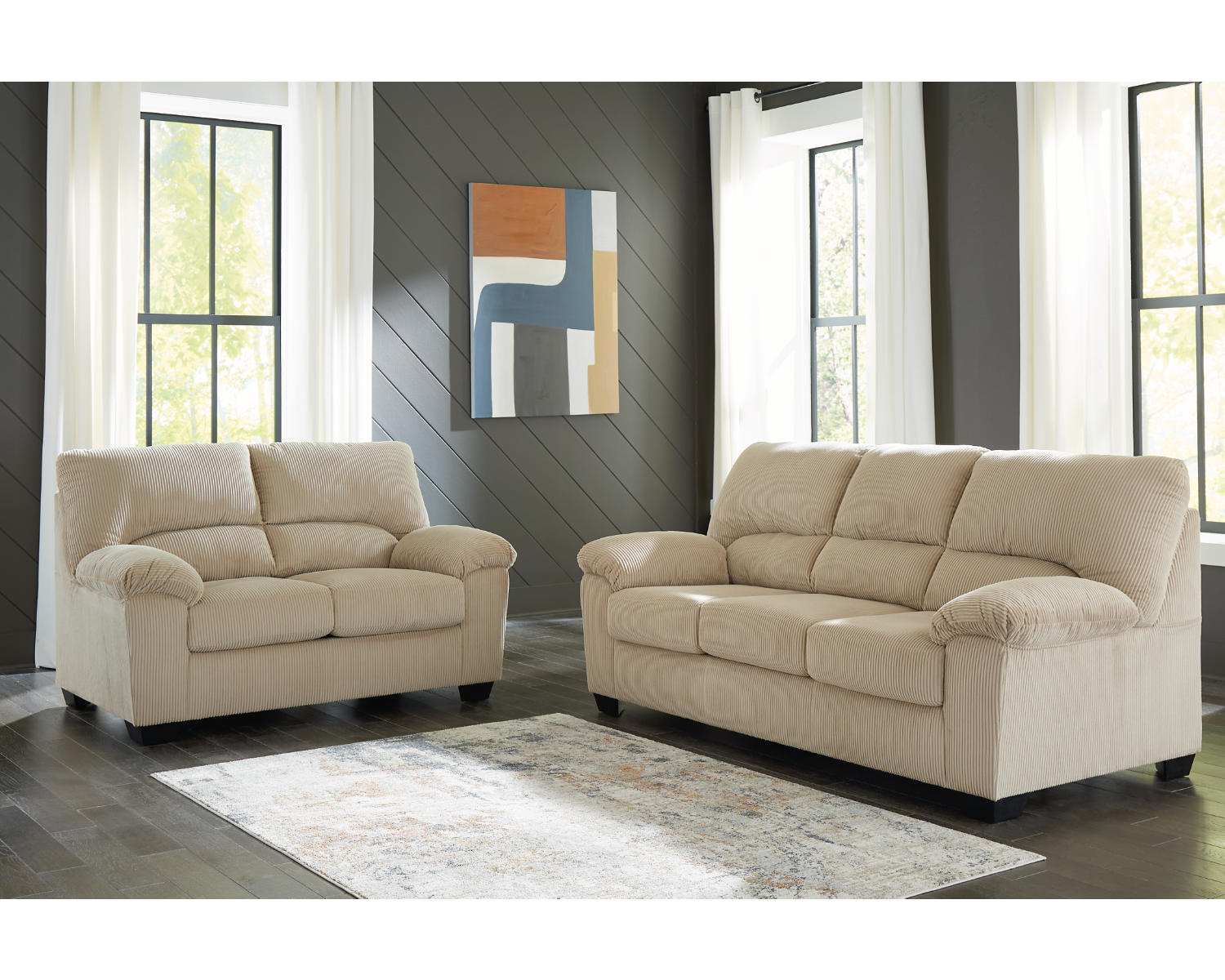 SimpleJoy Sofa and Loveseat
