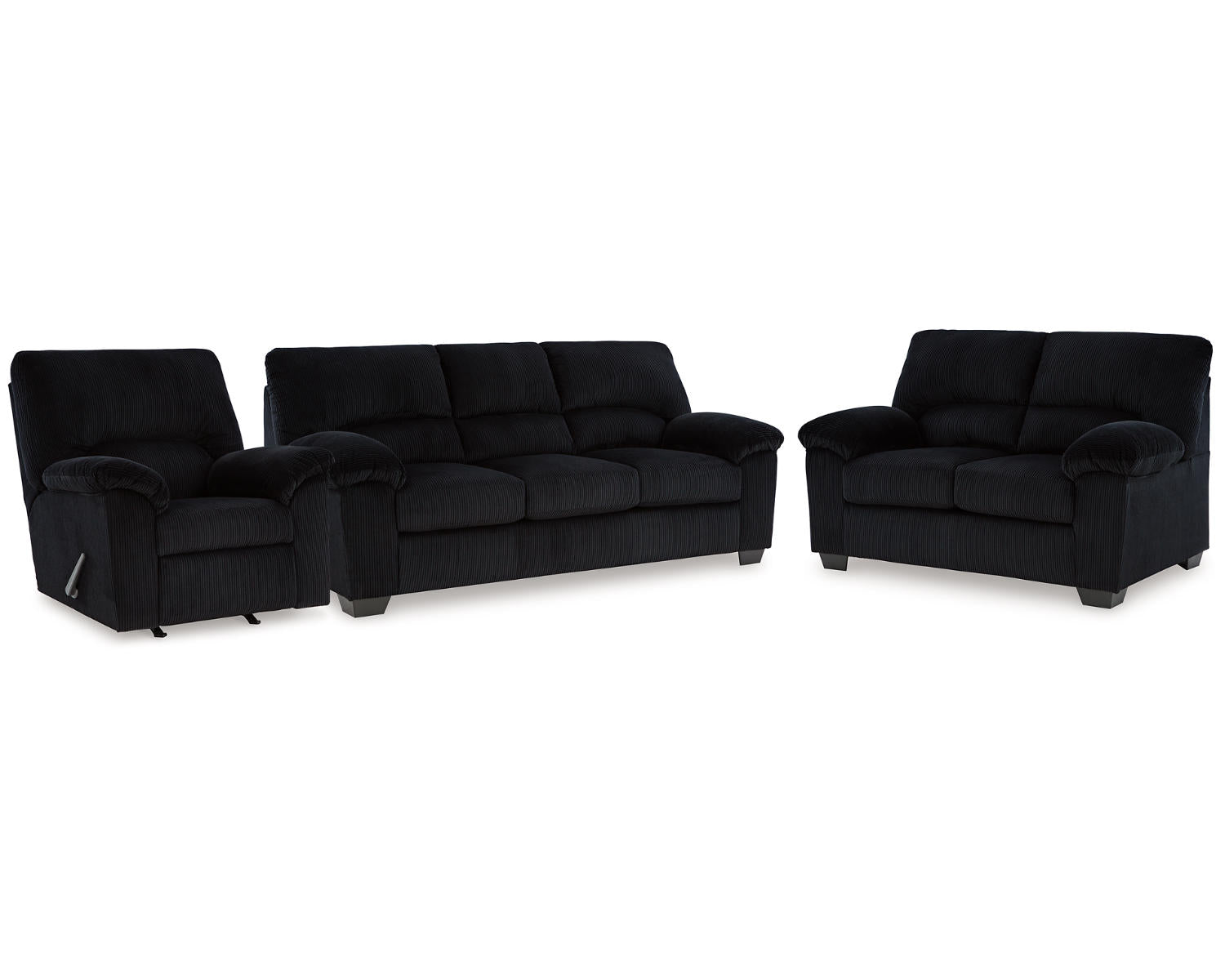 SimpleJoy Sofa, Loveseat and Recliner