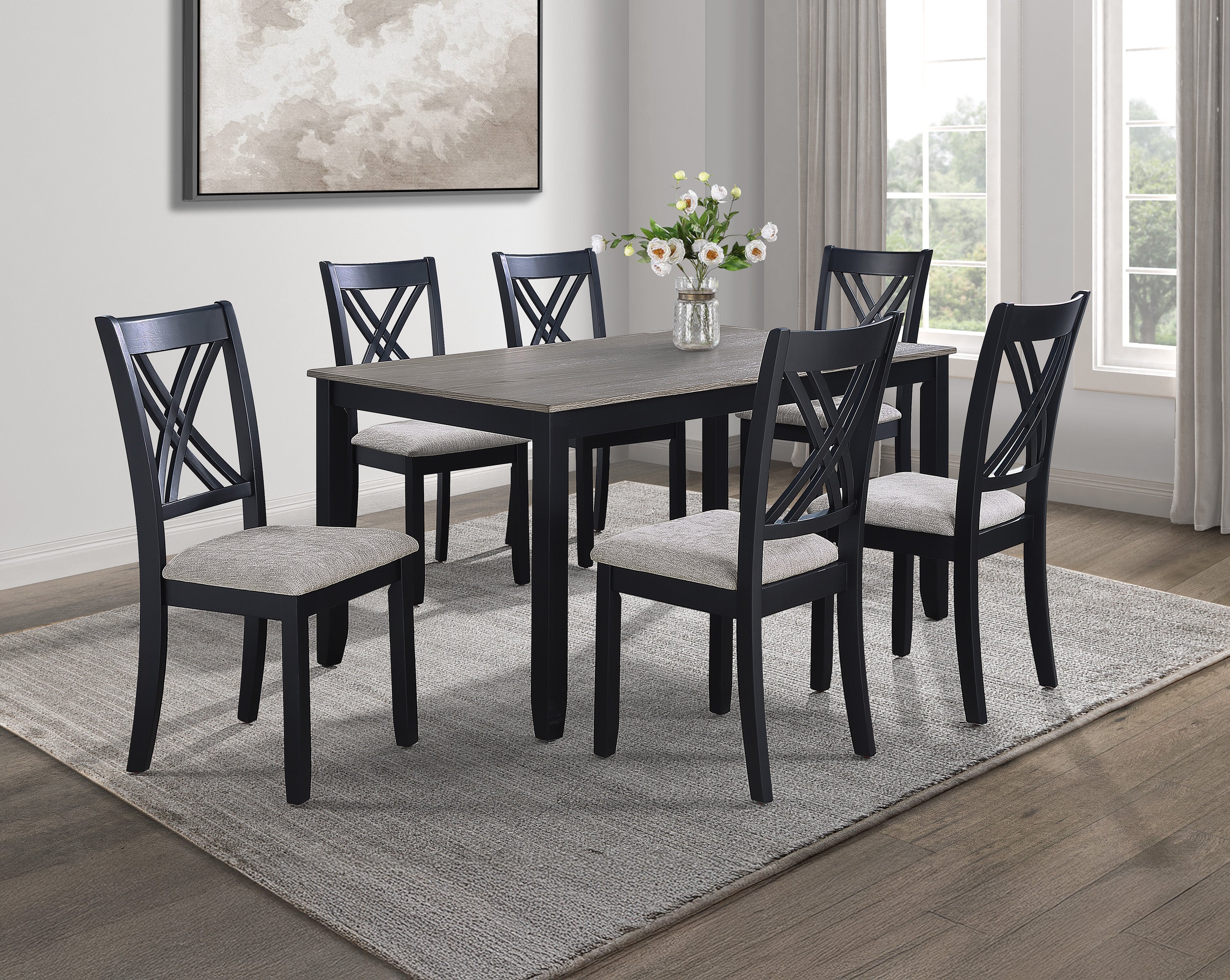 2430SET ELOISE 7-PC DINETTE SET
