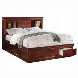 Cama Queen Luis Felipe III con espacio de almacenamiento