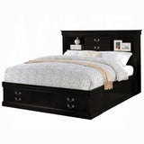 Cama Queen Luis Felipe III con espacio de almacenamiento