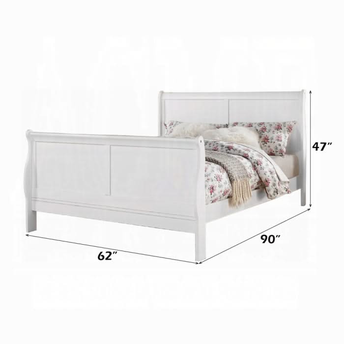 Louis Philippe III Queen Bed