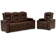 Owner's Box Power Reclining Sofa and Power Recliner