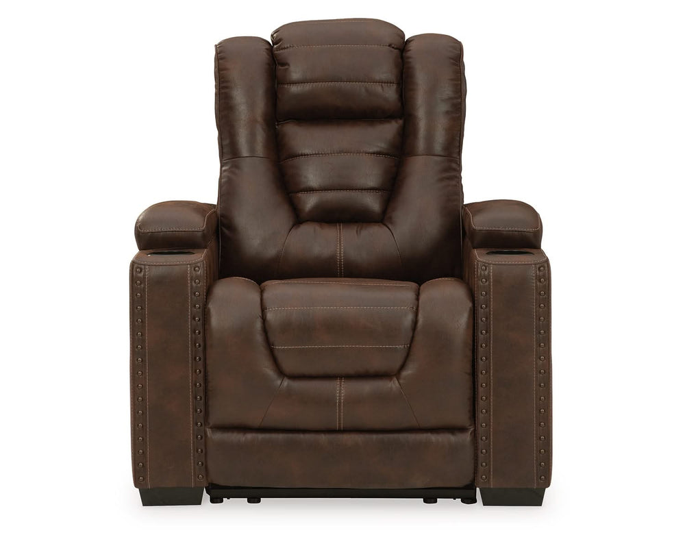 Owner's Box Power Reclining Loveseat and Power Recliner