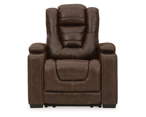 Owner's Box Power Reclining Loveseat and Power Recliner