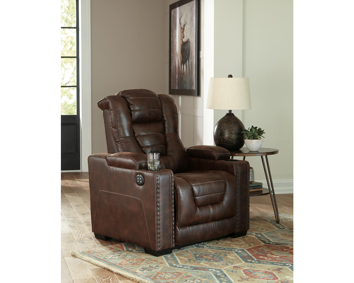 Owner's Box Power Reclining Sofa and Power Recliner